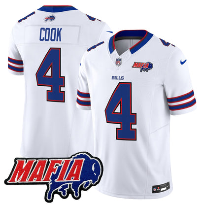 Buffalo Bills 2024 Bills Mafia Patch Vapor Limited Jersey - All Stitched