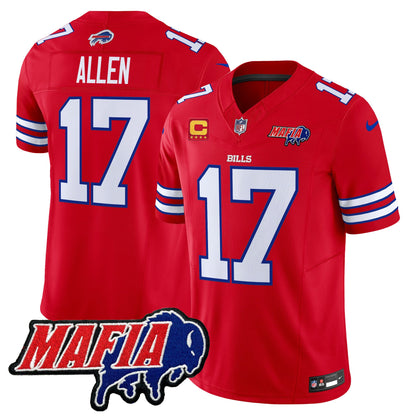 Buffalo Bills 2024 Bills Mafia Patch Vapor Limited Jersey - All Stitched