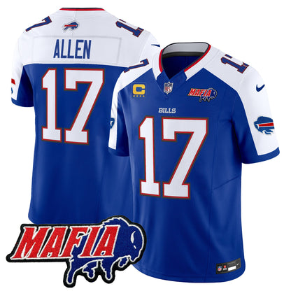 Buffalo Bills 2024 Bills Mafia Patch Vapor Limited Jersey - All Stitched