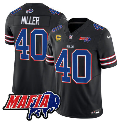 Buffalo Bills 2024 Bills Mafia Patch Vapor Limited Jersey - All Stitched