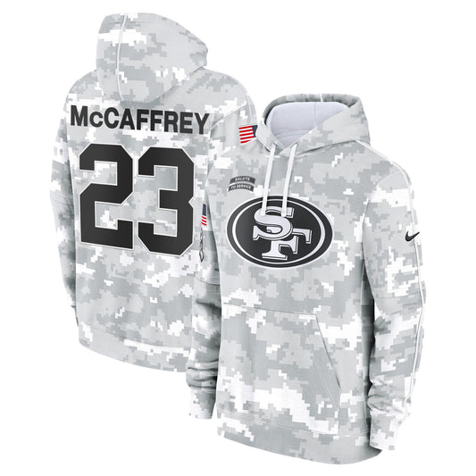 49ers 2024 Salute to Service Fleece Pullover Hoodie - All Stitched