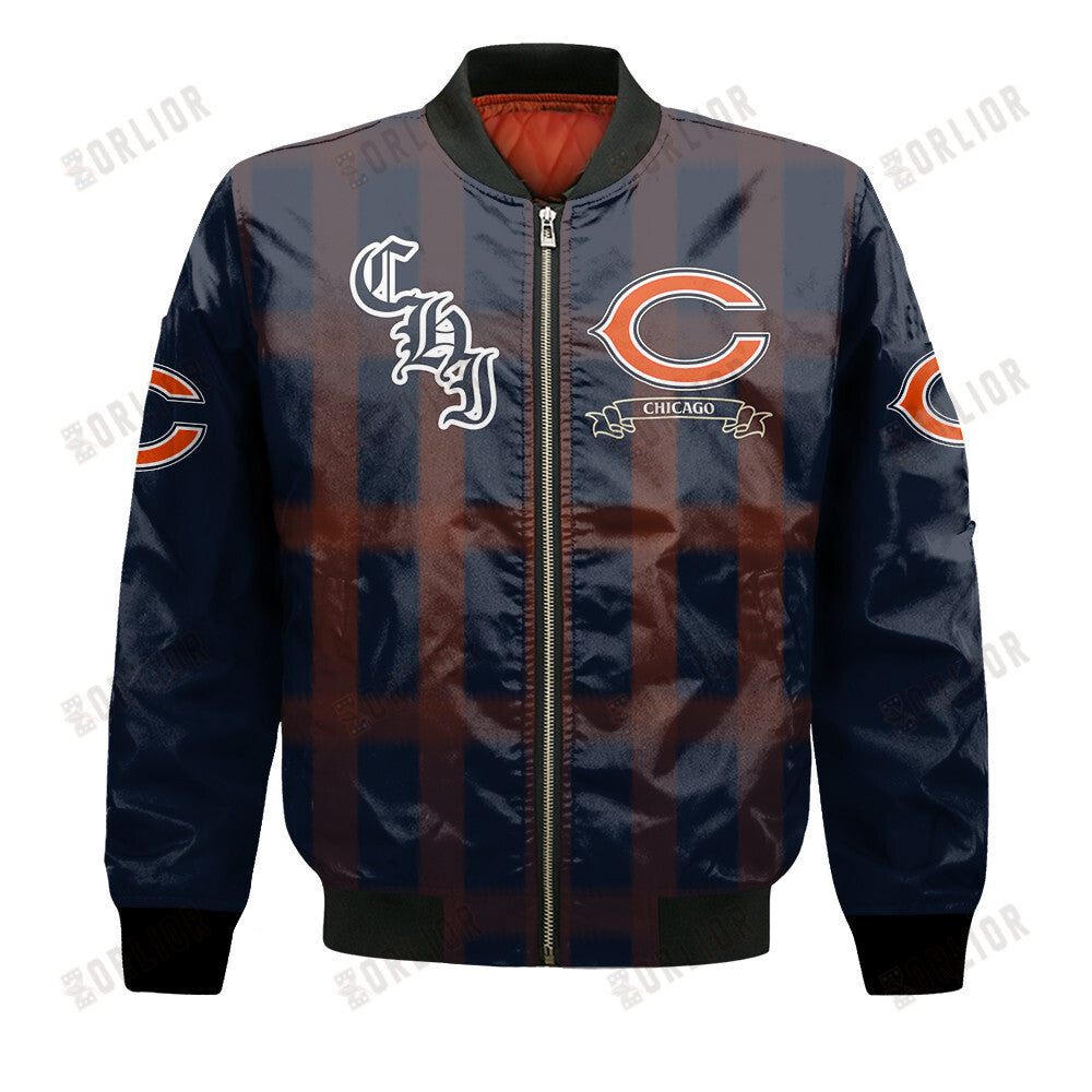 Chicago Bears Football Team 2024 - 25 Unforgettable Memories Bomber Jacket