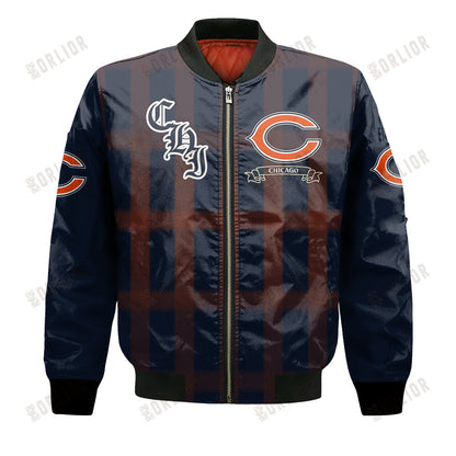 Chicago Bears Football Team 2024 - 25 Unforgettable Memories Bomber Jacket