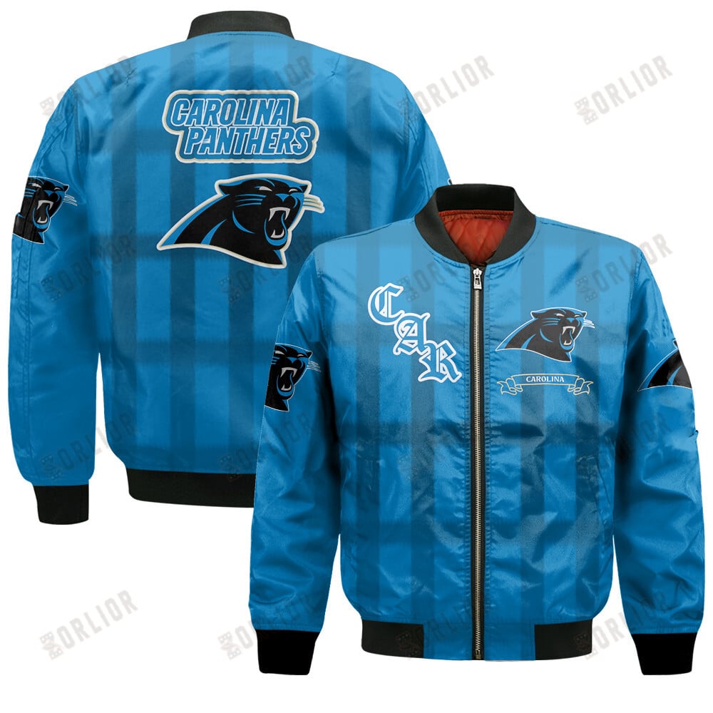 Carolina Panthers Football Team 2024 - 25 Unforgettable Memories Bomber Jacket