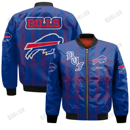 Buffalo Bills Football Team 2024 - 25 Unforgettable Memories Bomber Jacket
