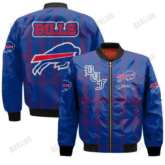 Buffalo Bills Football Team 2024 - 25 Unforgettable Memories Bomber Jacket