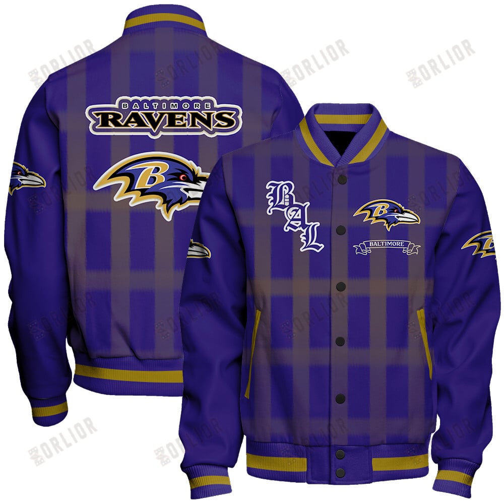 Baltimore Ravens Football Team 2024 - 25 Unforgettable Memories Unisex Varsity Jacket