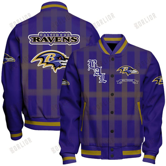 Baltimore Ravens Football Team 2024 - 25 Unforgettable Memories Unisex Varsity Jacket