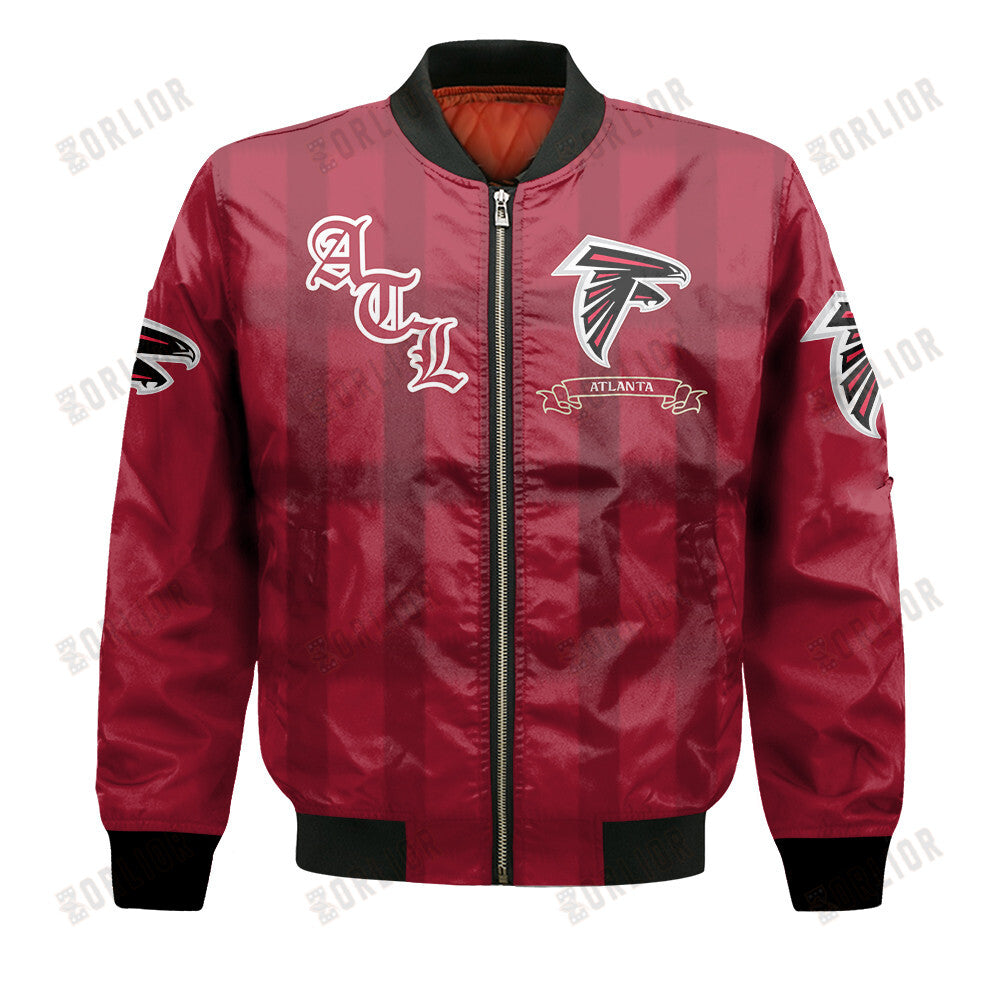 Atlanta Falcons Football Team 2024 - 25 Unforgettable Memories Bomber Jacket