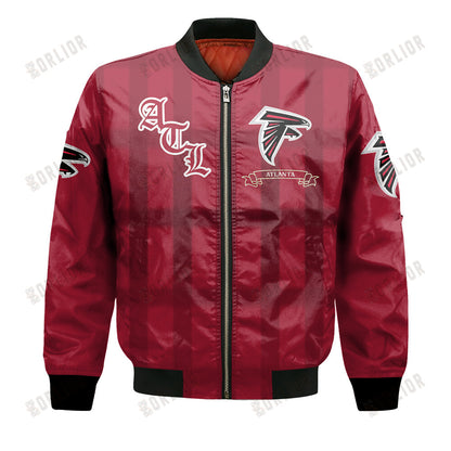 Atlanta Falcons Football Team 2024 - 25 Unforgettable Memories Bomber Jacket