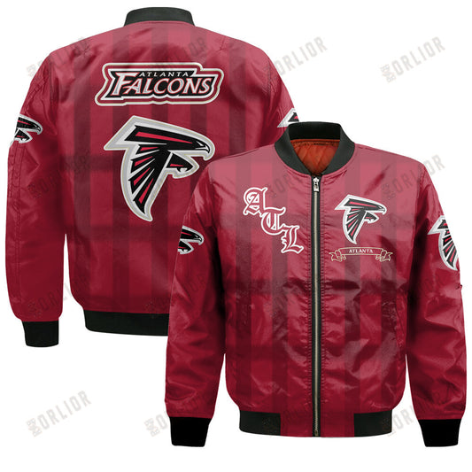 Atlanta Falcons Football Team 2024 - 25 Unforgettable Memories Bomber Jacket