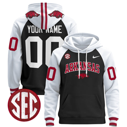 Arkansas Razorbacks 2024 Custom Pullover Hoodie V2