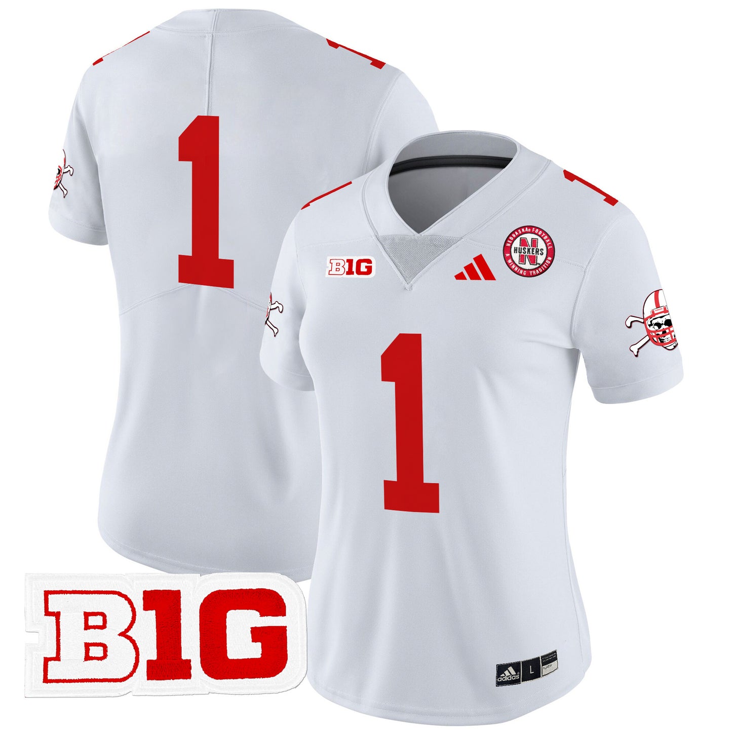 Women's Nebraska Cornhuskers 2024 Vapor Limited Jersey V2 - All Stitched