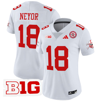 Women's Nebraska Cornhuskers 2024 Vapor Limited Jersey V2 - All Stitched