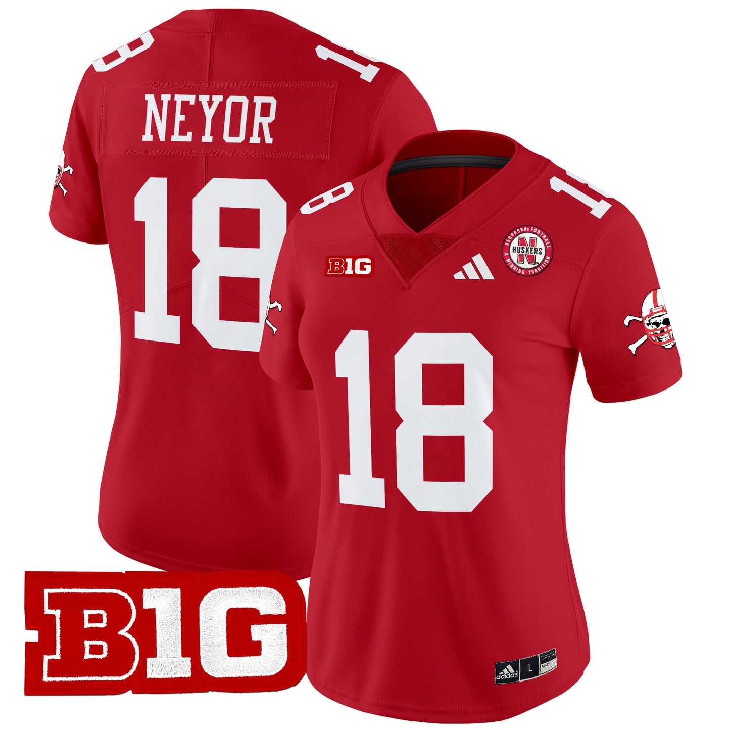 Women's Nebraska Cornhuskers 2024 Vapor Limited Jersey V2 - All Stitched