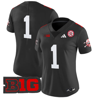 Women's Nebraska Cornhuskers 2024 Vapor Limited Jersey V2 - All Stitched