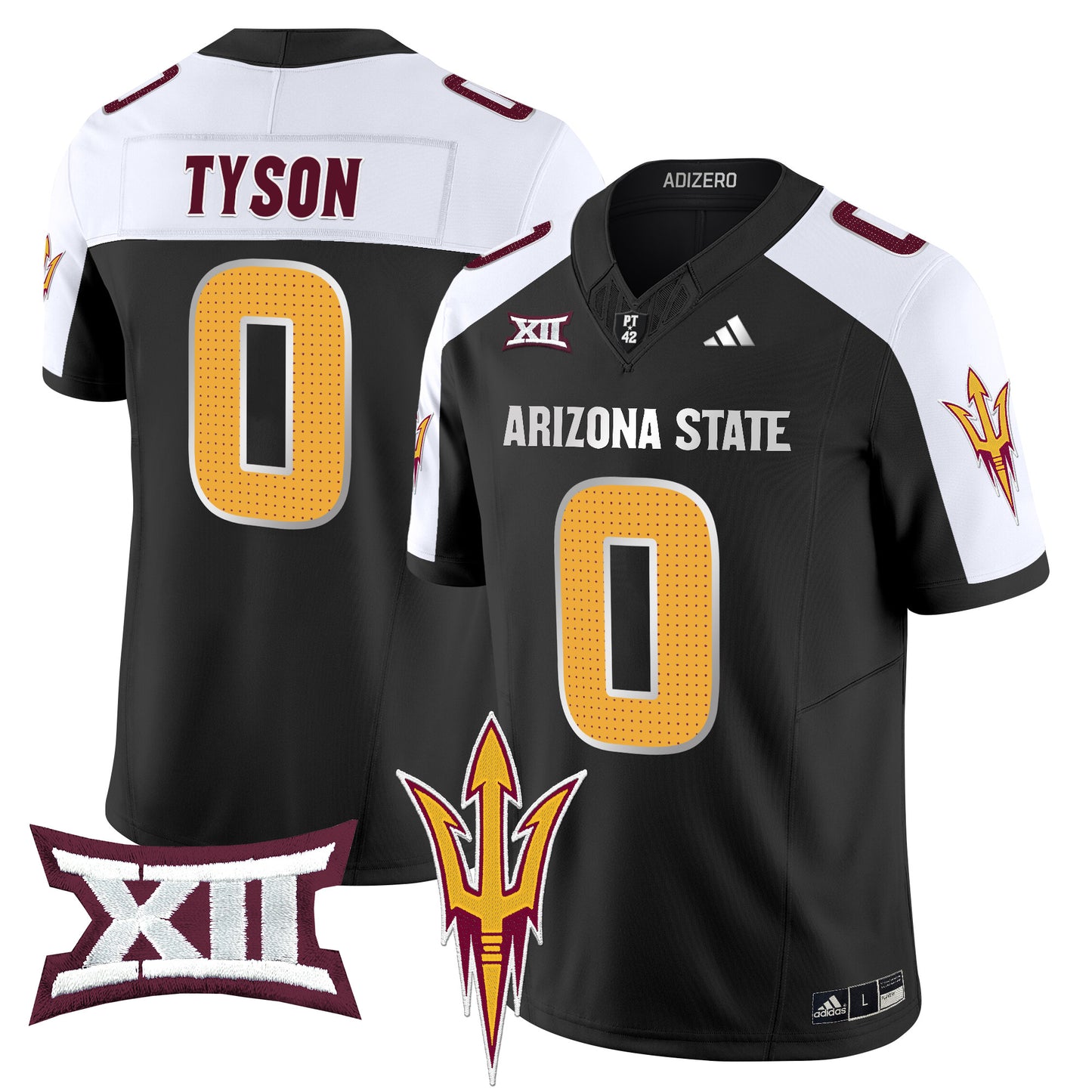 Arizona State Sun Devils 2024 Vapor Limited Jersey V2 - All Stitched