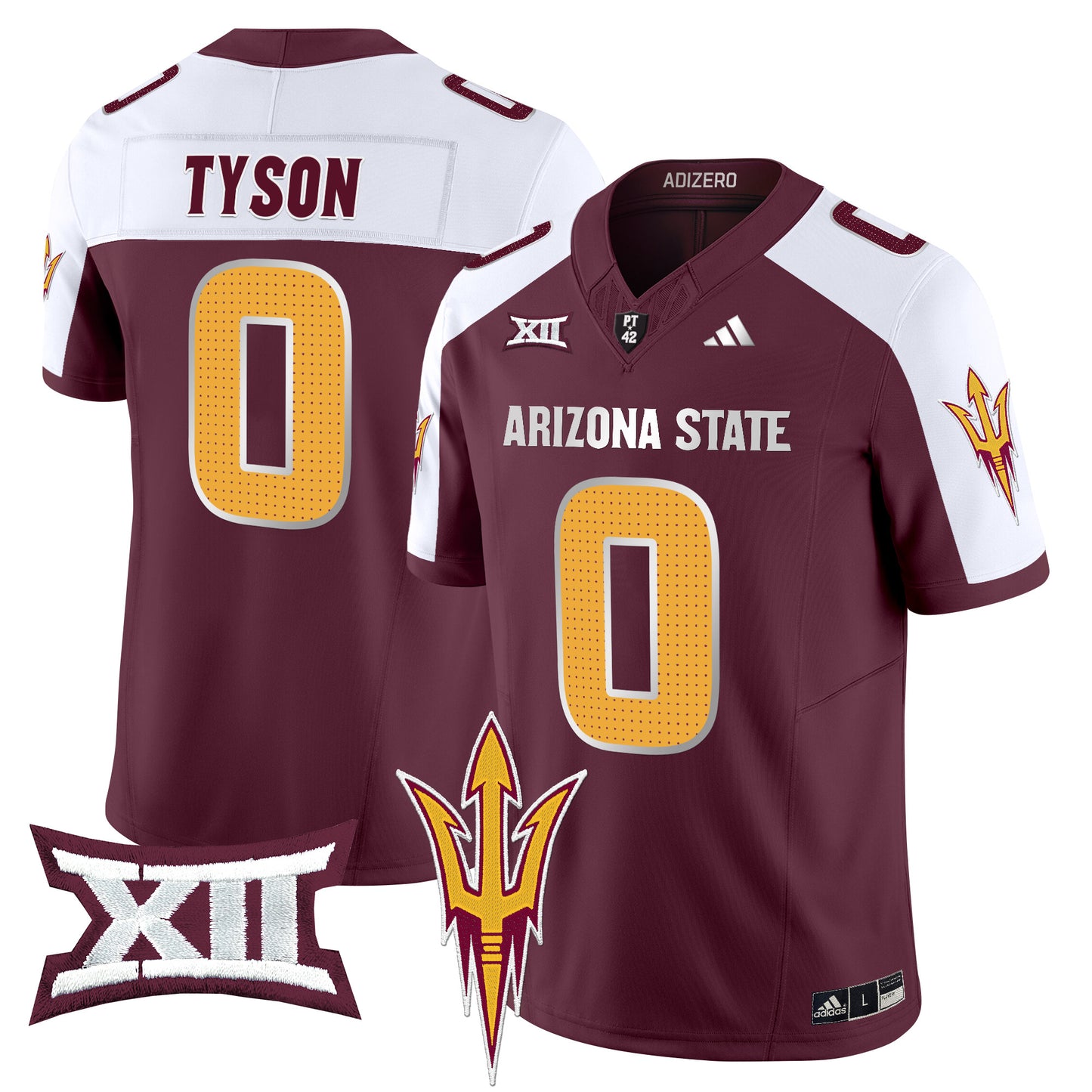 Arizona State Sun Devils 2024 Vapor Limited Jersey V2 - All Stitched