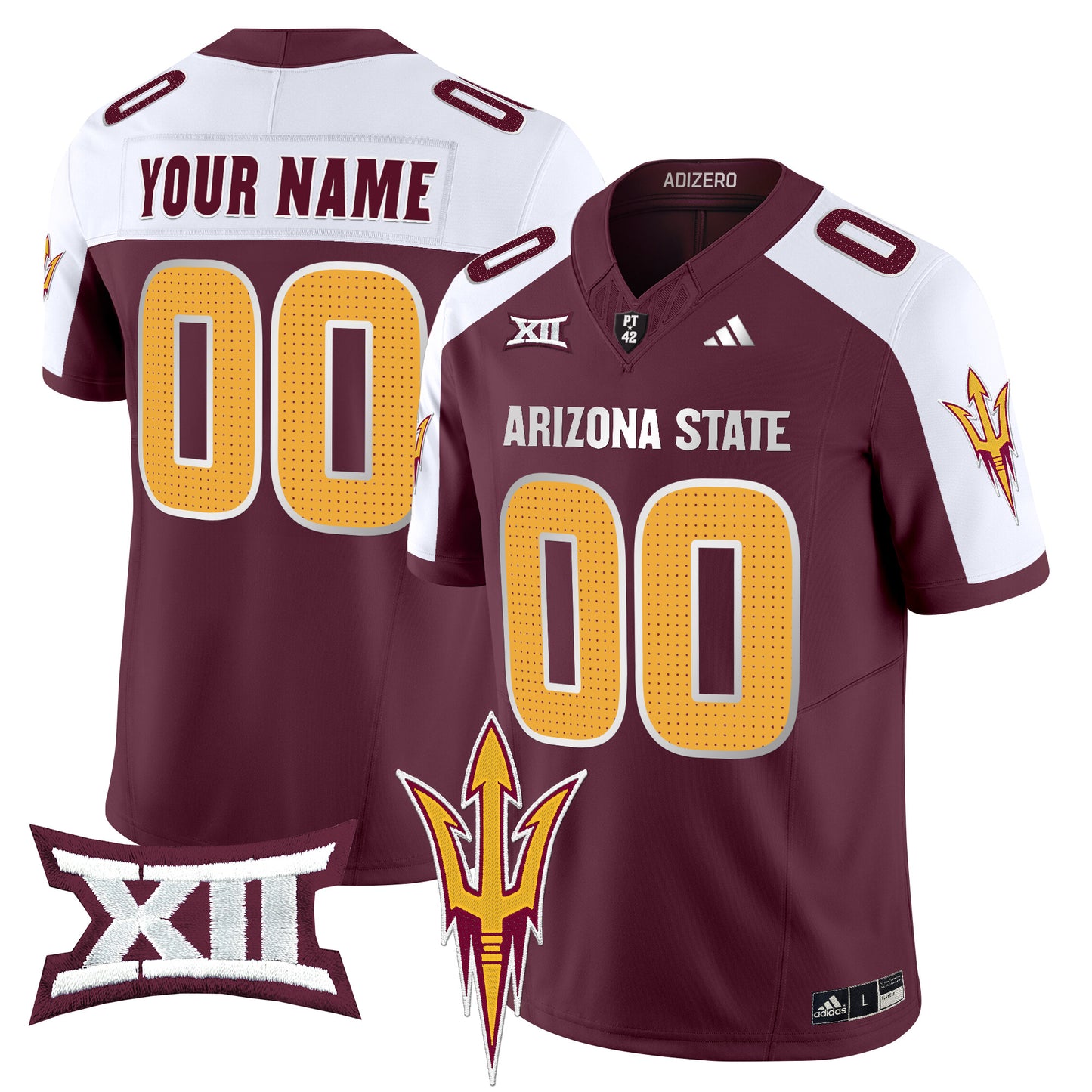 Arizona State Sun Devils 2024 Vapor Limited Custom Jersey V2 - All Stitched