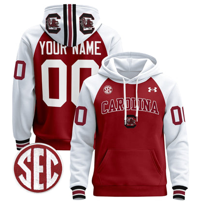 South Carolina Gamecocks 1980 Throwback Custom Pullover Hoodie V2