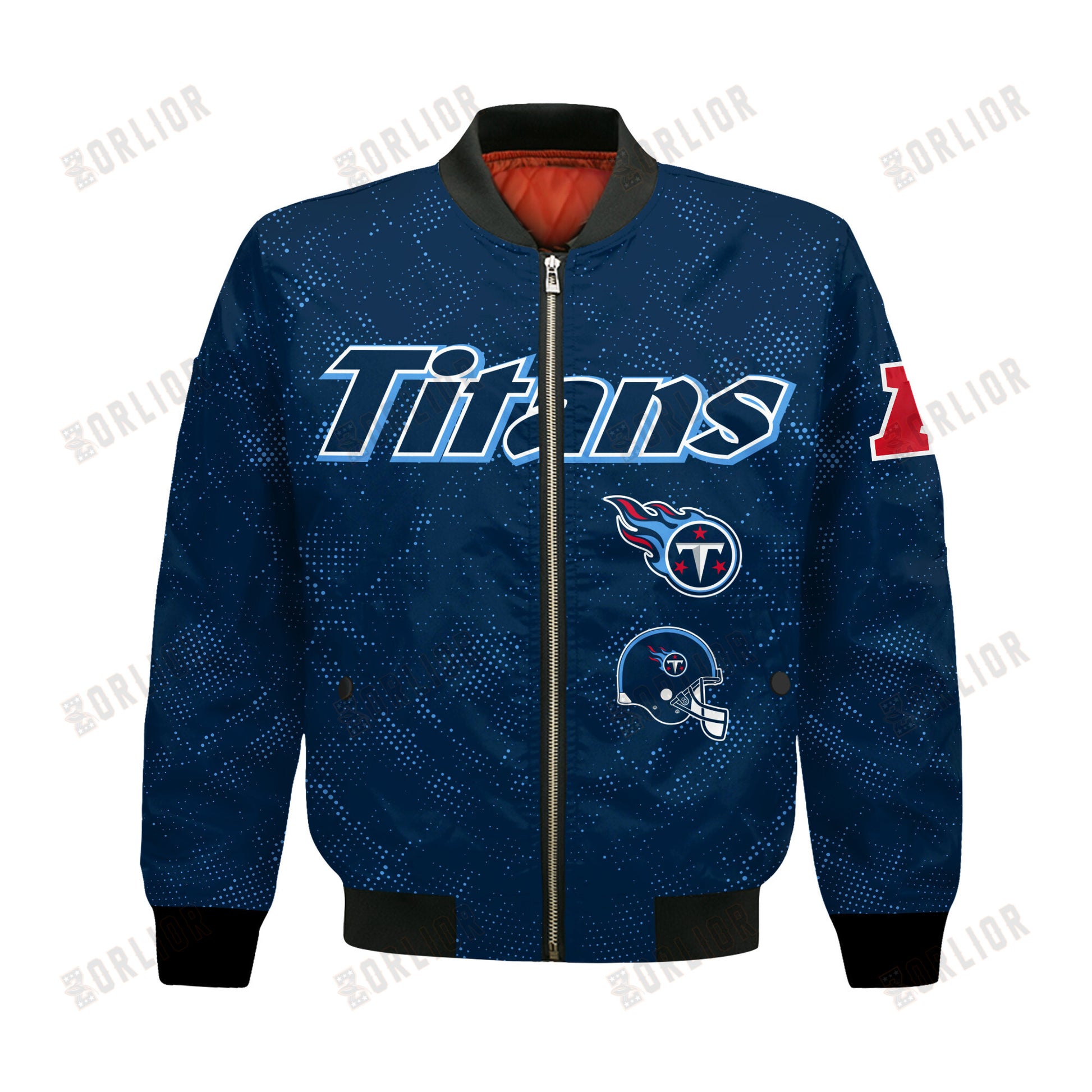Tennessee Titans Football Team 2024 - 25 Continue Writing The Dream Bomber Jacket