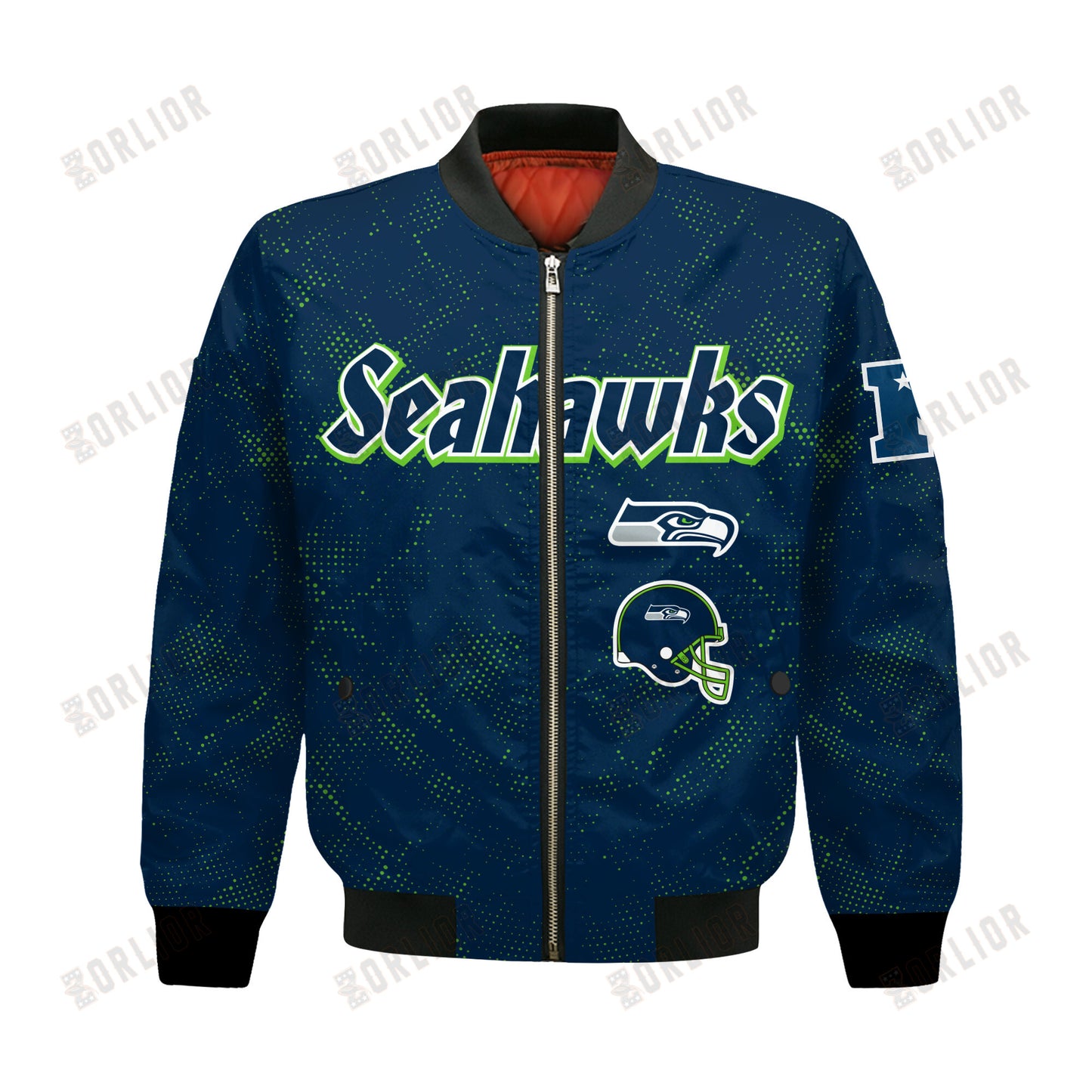 Seattle Seahawks Football Team 2024 - 25 Continue Writing The Dream Bomber Jacket