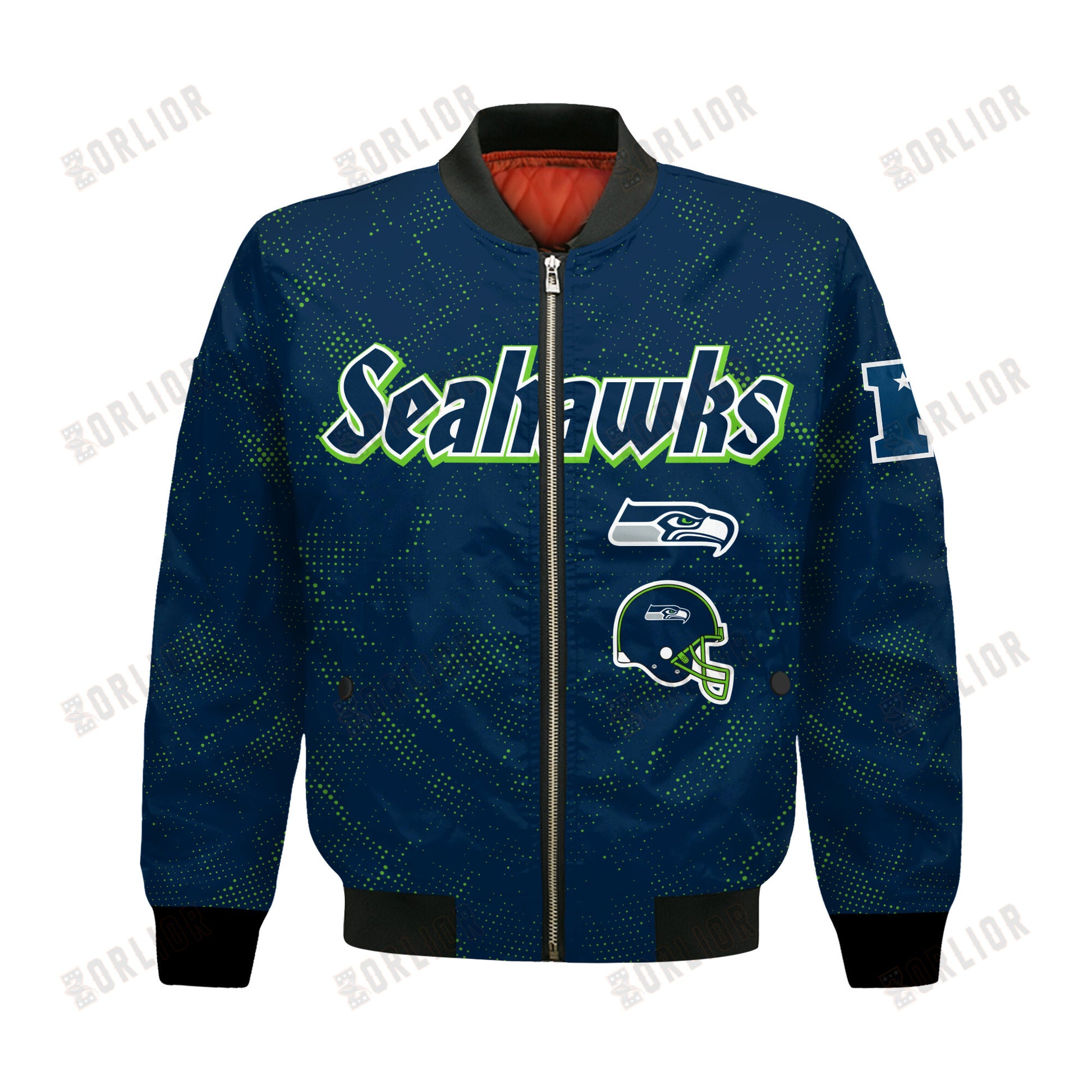 Seattle Seahawks Football Team 2024 - 25 Continue Writing The Dream Bomber Jacket