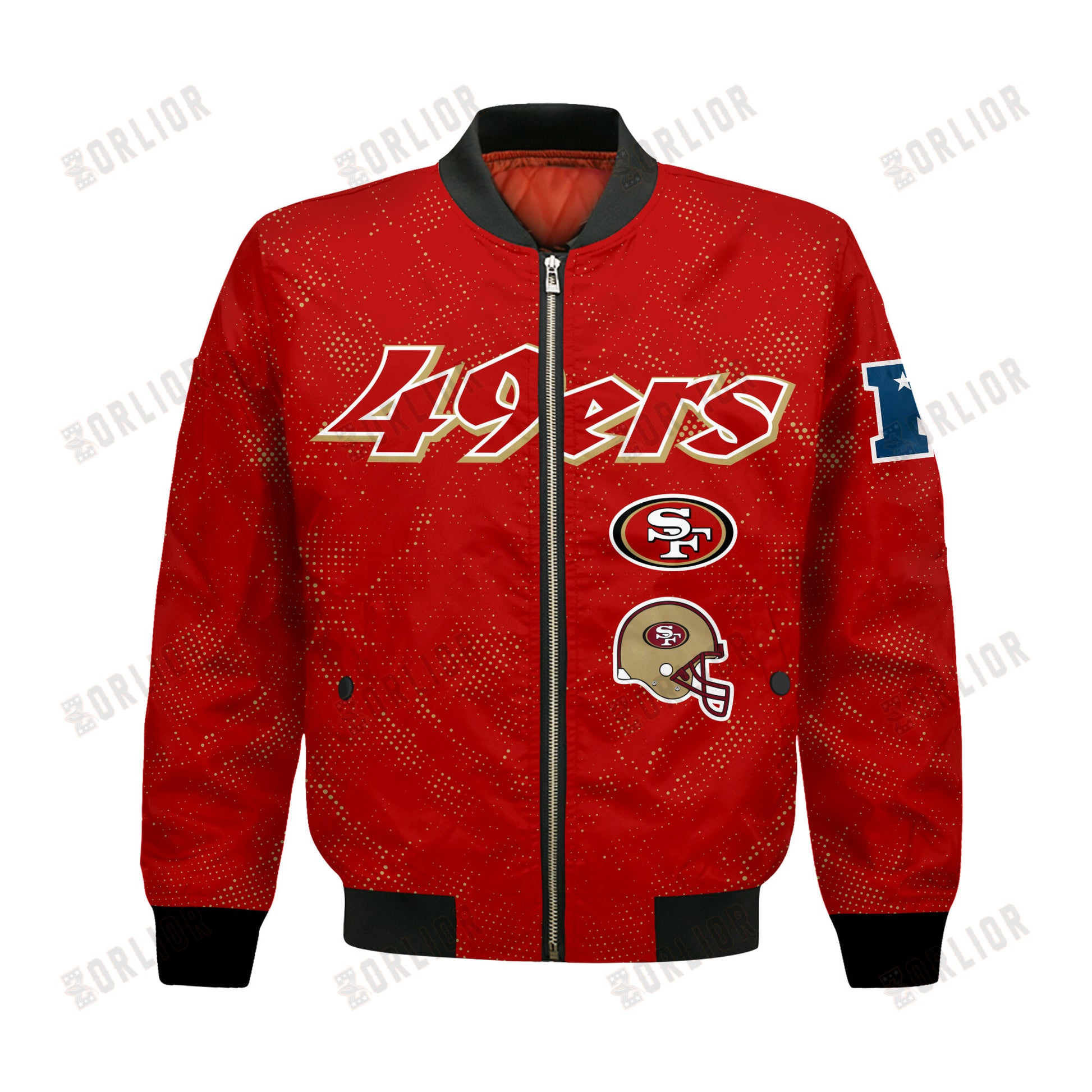 San Francisco 49ers Football Team 2024 - 25 Continue Writing The Dream Bomber Jacket