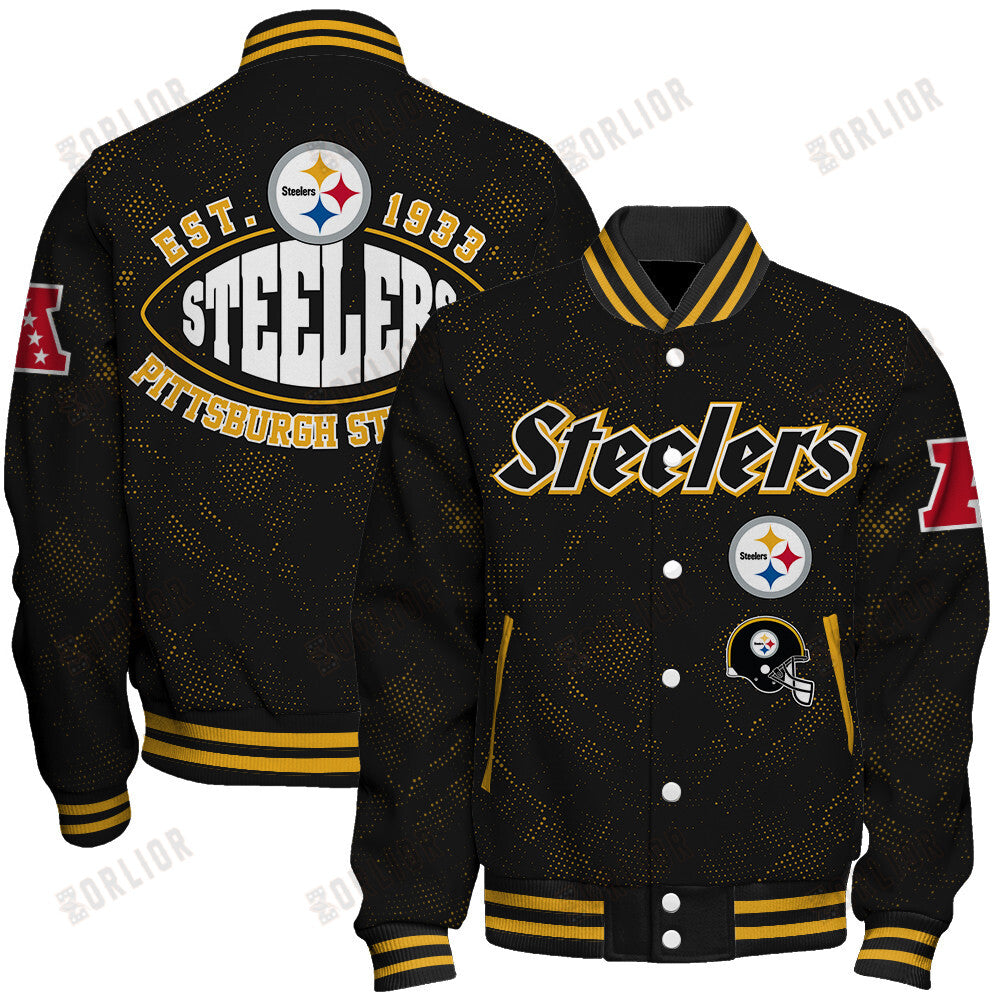 Pittsburgh Steelers Football Team 2024 - 25 Continue Writing The Dream Unisex Varsity Jacket