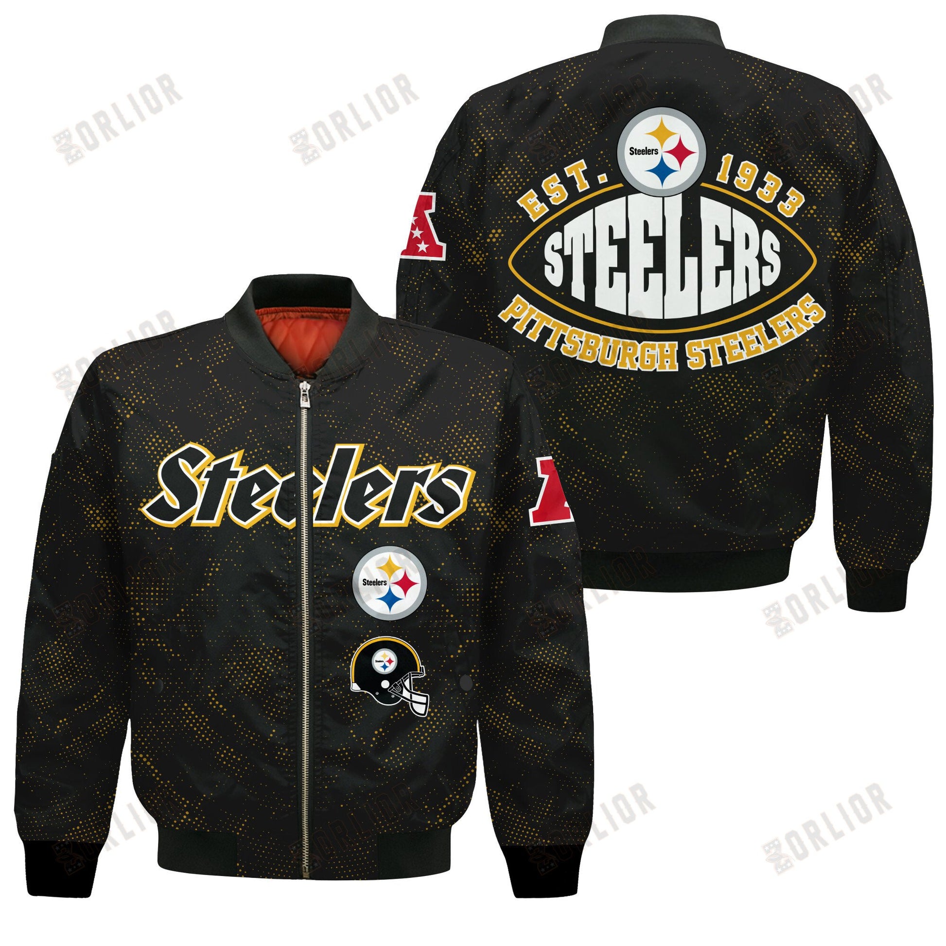 Pittsburgh Steelers Football Team 2024 - 25 Continue Writing The Dream Bomber Jacket