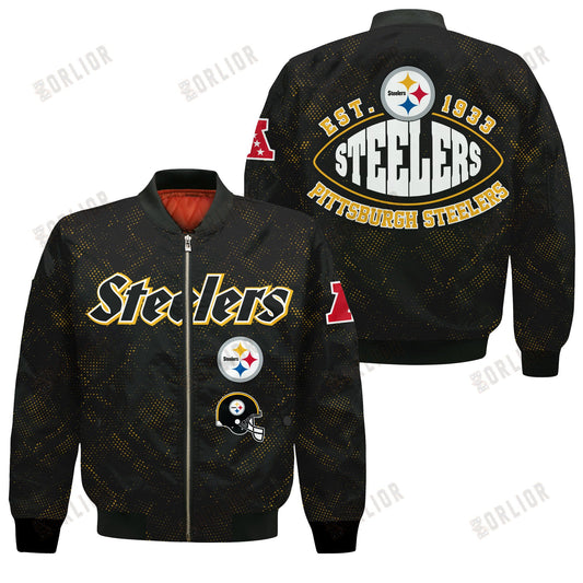 Pittsburgh Steelers Football Team 2024 - 25 Continue Writing The Dream Bomber Jacket