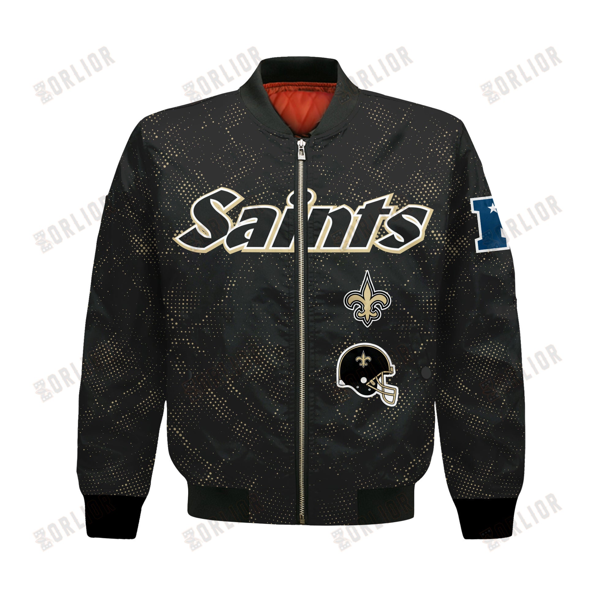 New Orleans Saints Football Team 2024 - 25 Continue Writing The Dream Bomber Jacket