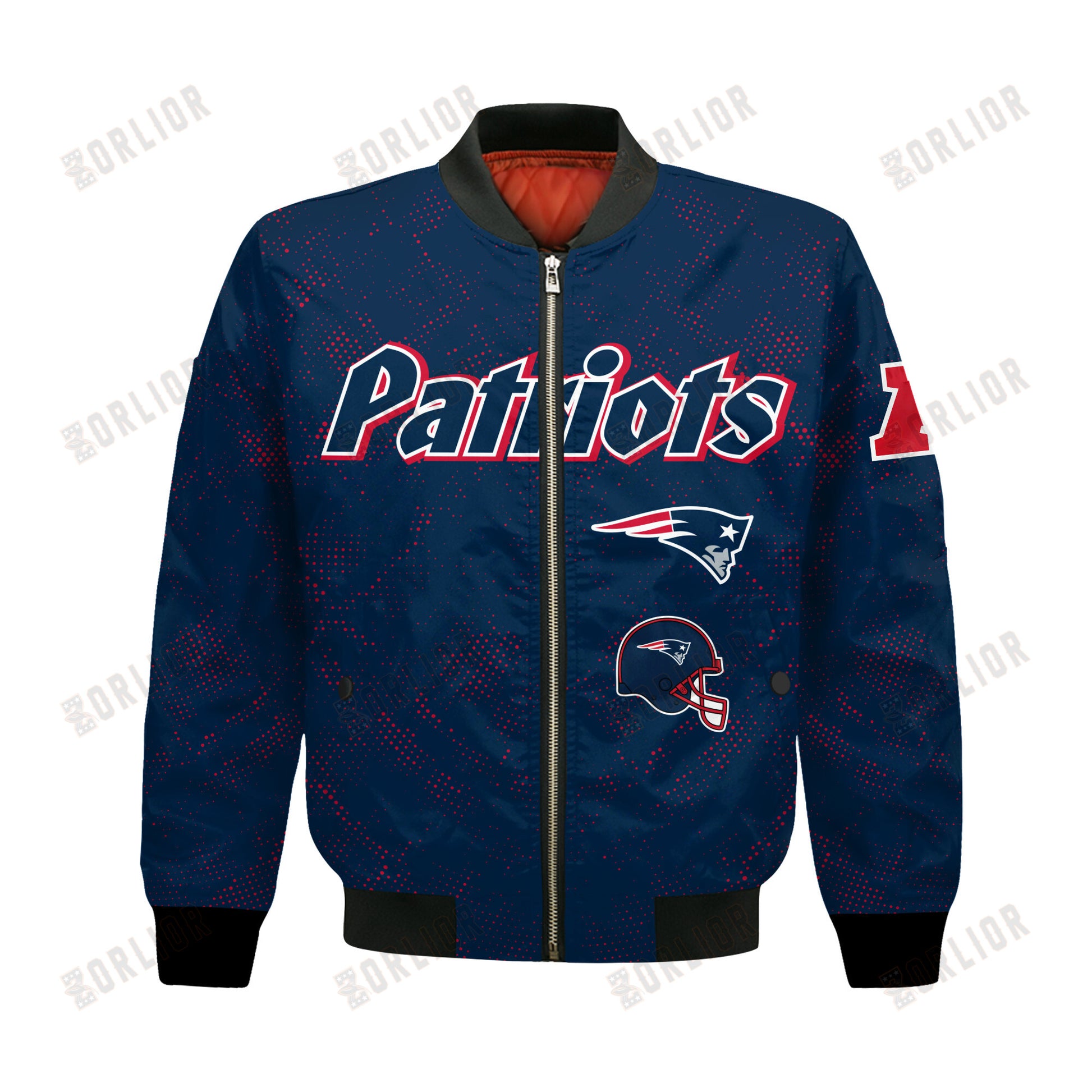New England Patriots Football Team 2024 - 25 Continue Writing The Dream Bomber Jacket