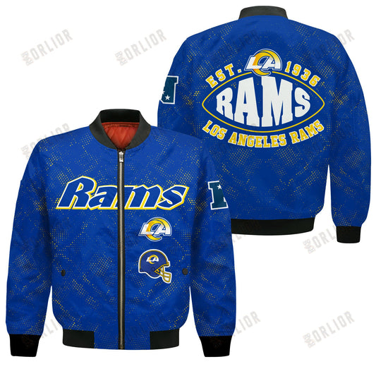 Los Angeles Rams Football Team 2024 - 25 Continue Writing The Dream Bomber Jacket
