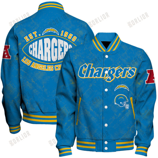 Los Angeles Chargers Football Team 2024 - 25 Continue Writing The Dream Unisex Varsity Jacket