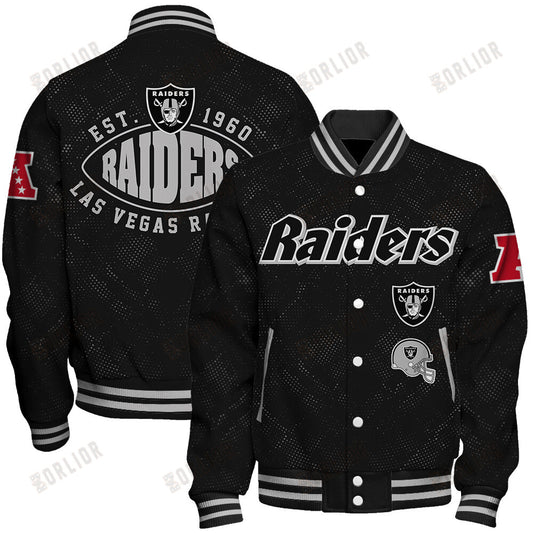 Las Vegas Raiders Football Team 2024 - 25 Continue Writing The Dream Unisex Varsity Jacket