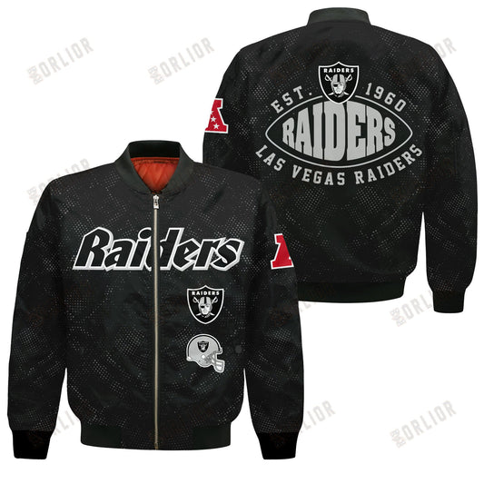 Las Vegas Raiders Football Team 2024 - 25 Continue Writing The Dream Bomber Jacket