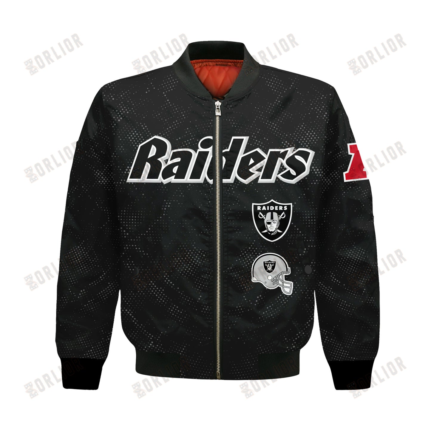 Las Vegas Raiders Football Team 2024 - 25 Continue Writing The Dream Bomber Jacket