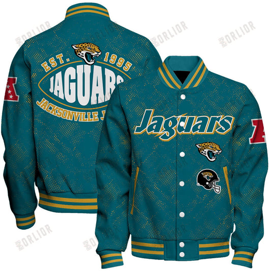 Jacksonville Jaguars Football Team 2024 - 25 Continue Writing The Dream Unisex Varsity Jacket