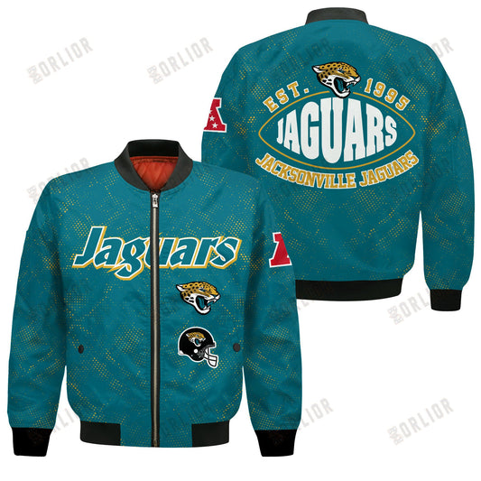 Jacksonville Jaguars Football Team 2024 - 25 Continue Writing The Dream Bomber Jacket