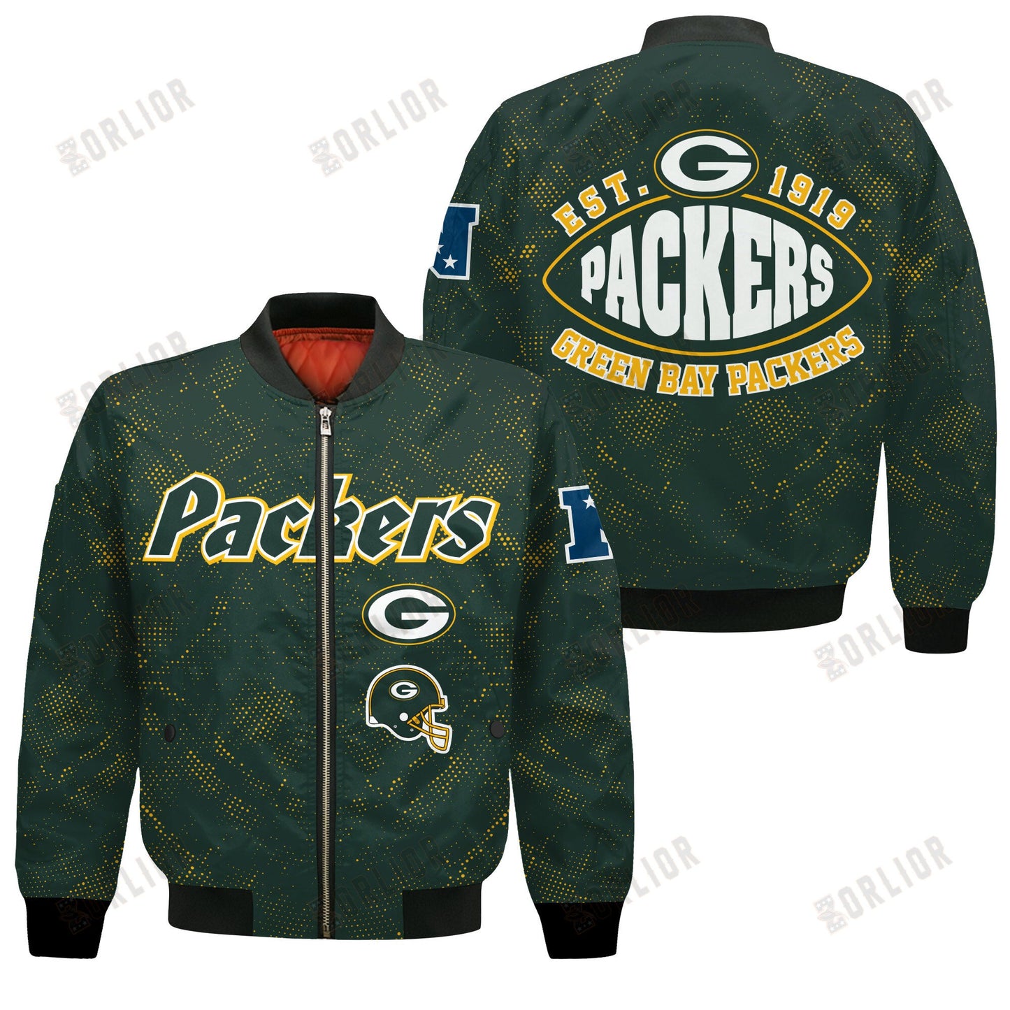 Green Bay Packers Football Team 2024 - 25 Continue Writing The Dream Bomber Jacket