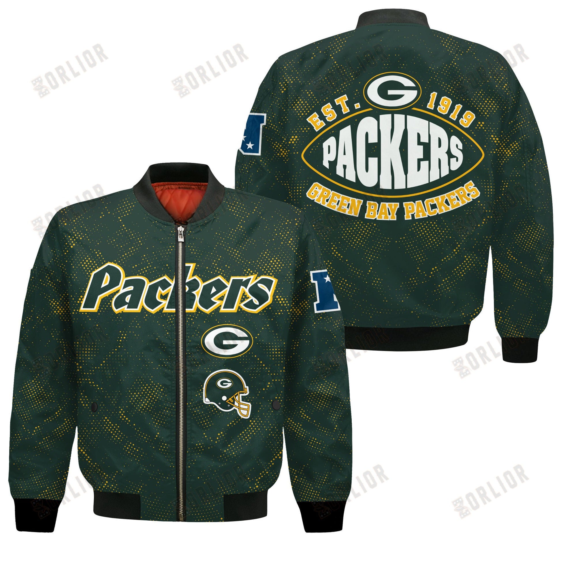 Green Bay Packers Football Team 2024 - 25 Continue Writing The Dream Bomber Jacket