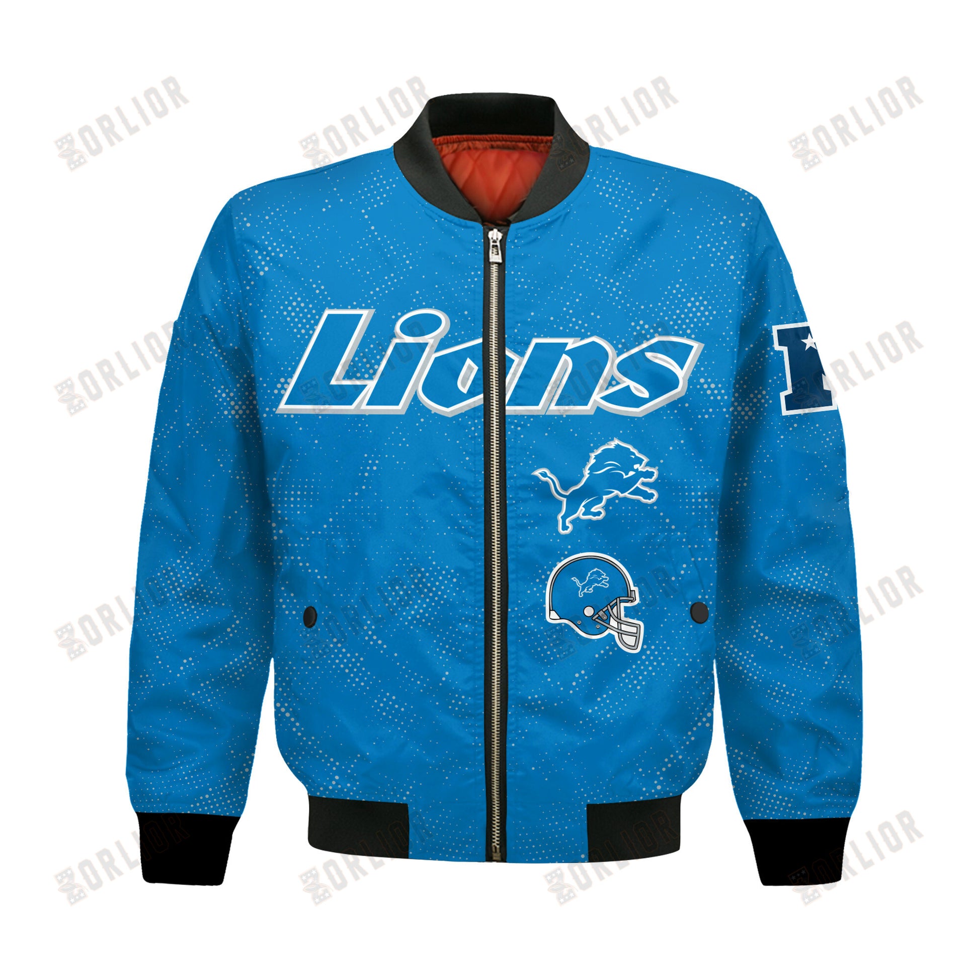Detroit Lions Football Team 2024 - 25 Continue Writing The Dream Bomber Jacket