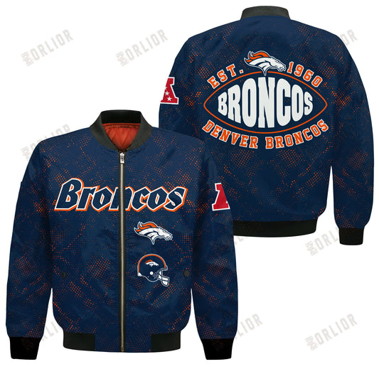 Denver Broncos Football Team 2024 - 25 Continue Writing The Dream Bomber Jacket