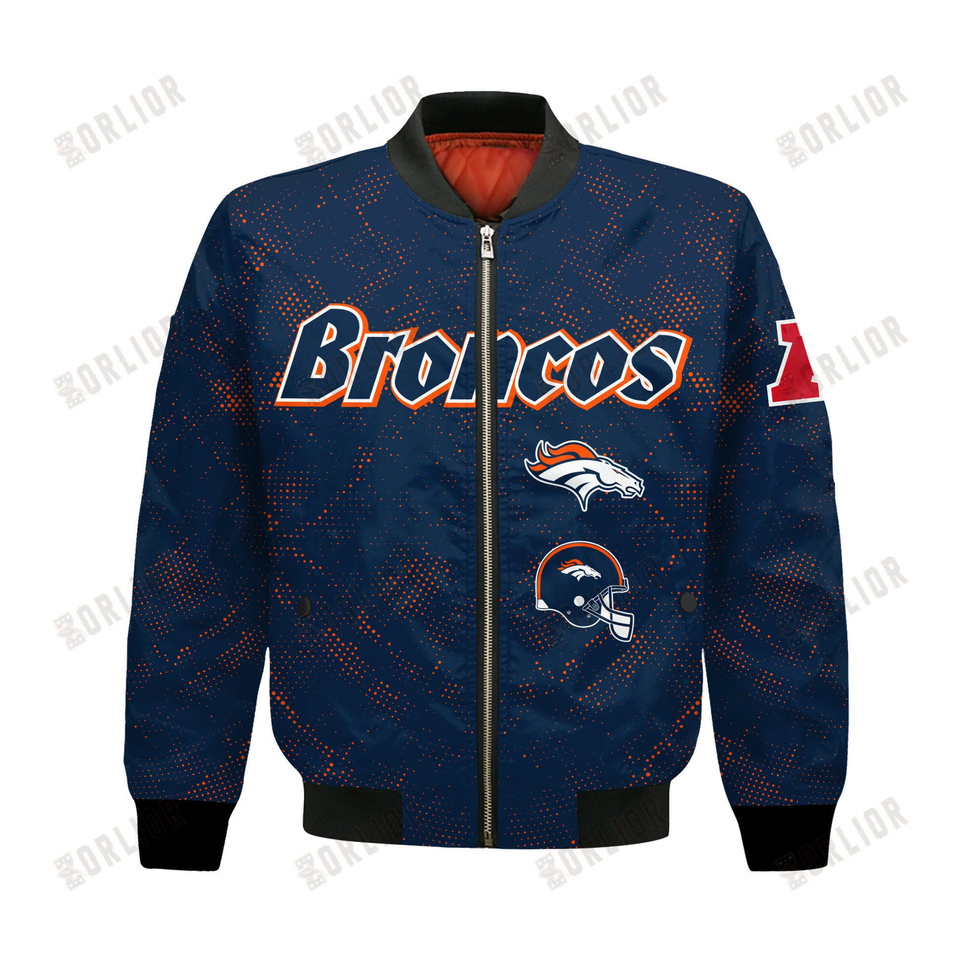 Denver Broncos Football Team 2024 - 25 Continue Writing The Dream Bomber Jacket