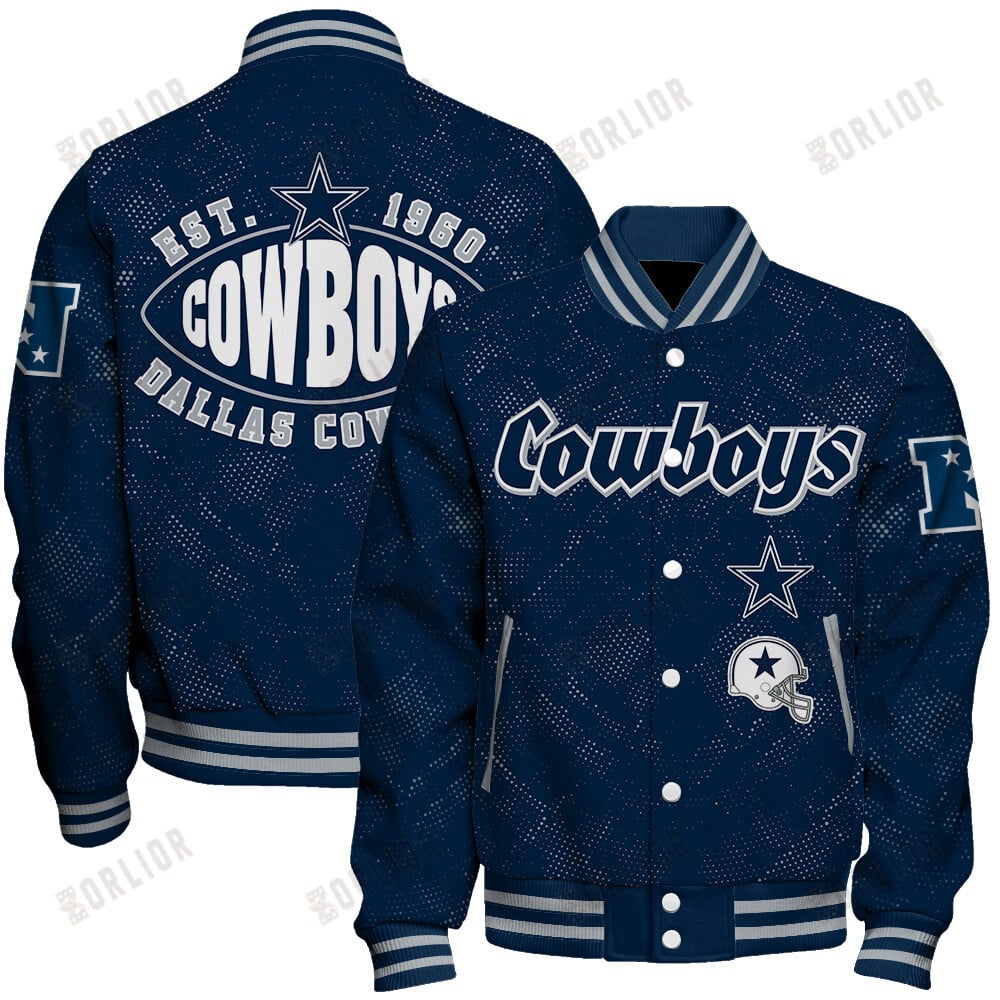 Dallas Cowboys Football Team 2024 - 25 Continue Writing The Dream Unisex Varsity Jacket