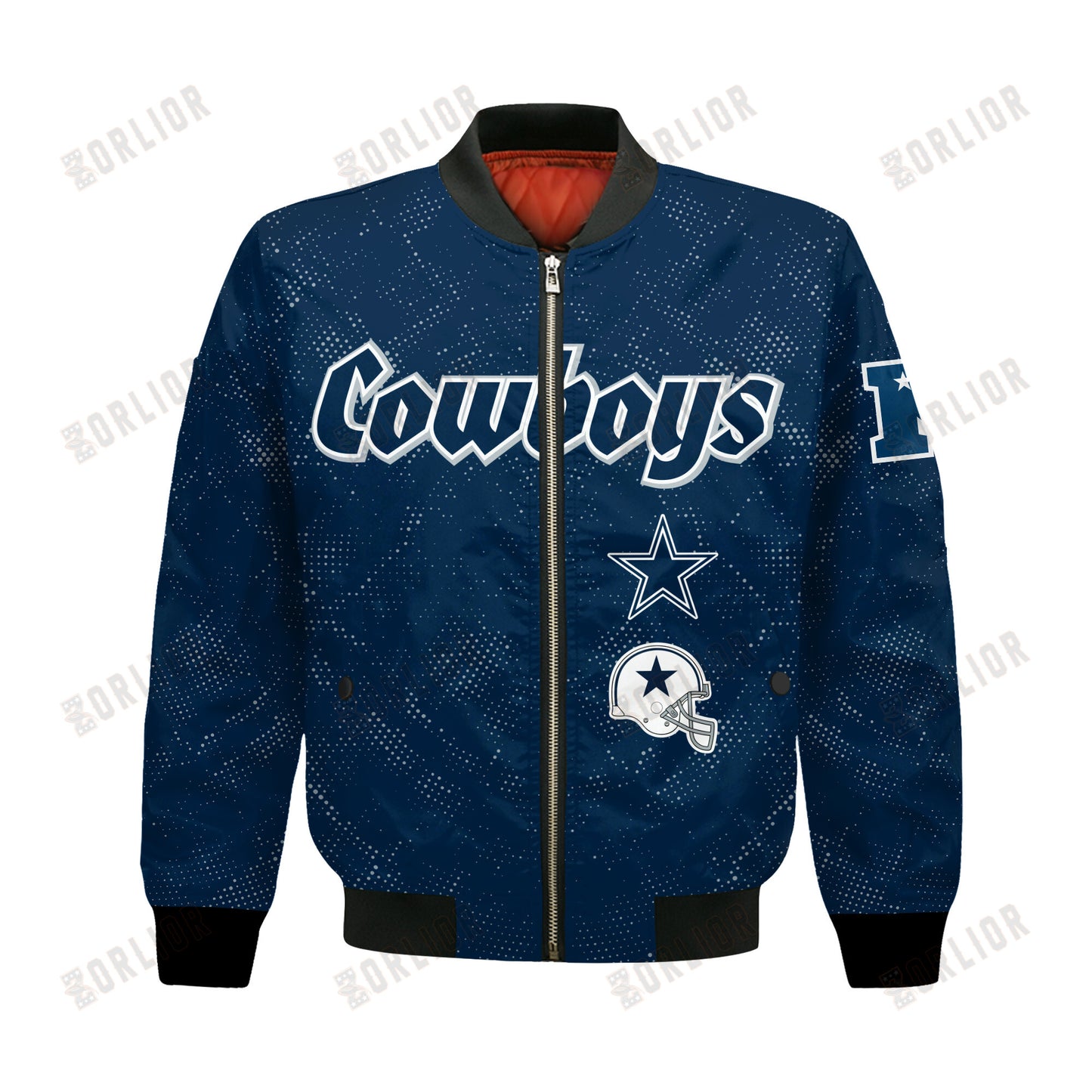 Dallas Cowboys Football Team 2024 - 25 Continue Writing The Dream Bomber Jacket