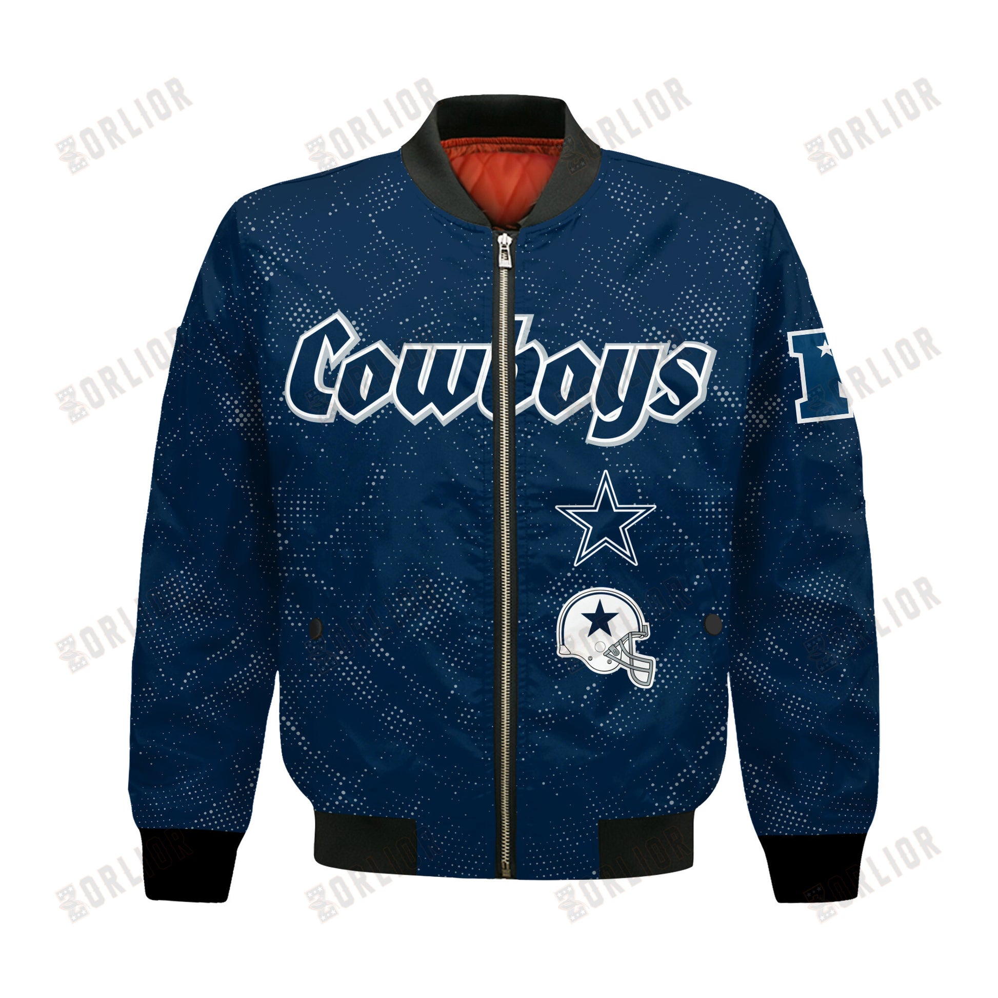 Dallas Cowboys Football Team 2024 - 25 Continue Writing The Dream Bomber Jacket