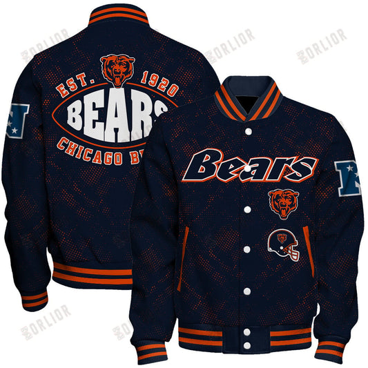 Chicago Bears Football Team 2024 - 25 Continue Writing The Dream Unisex Varsity Jacket