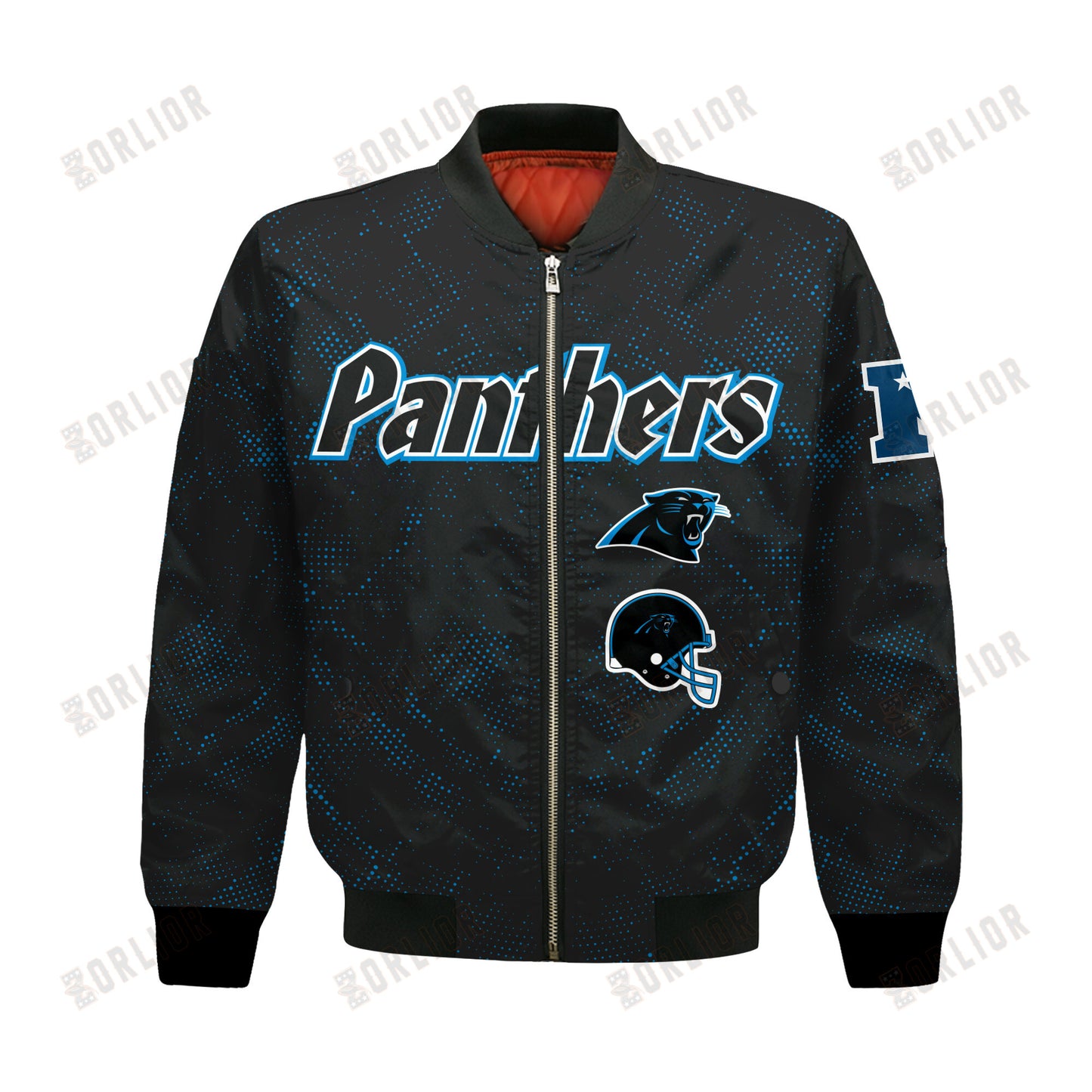 Carolina Panthers Football Team 2024 - 25 Continue Writing The Dream Bomber Jacket